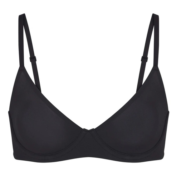 SKIMS Fits Everybody UNLINED DEMI BRA | Color: ONYX 🖤| NEW/NWT!!!🐻 - Picture 1 of 16